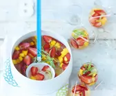 Erdbeer-Mango-Bowle