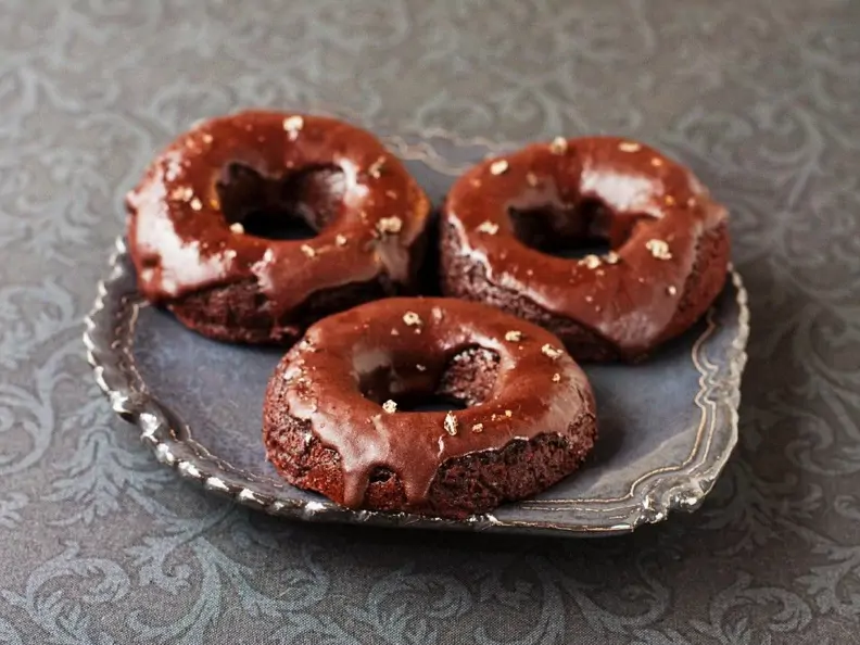 Schoko-Donuts, glutenfrei
