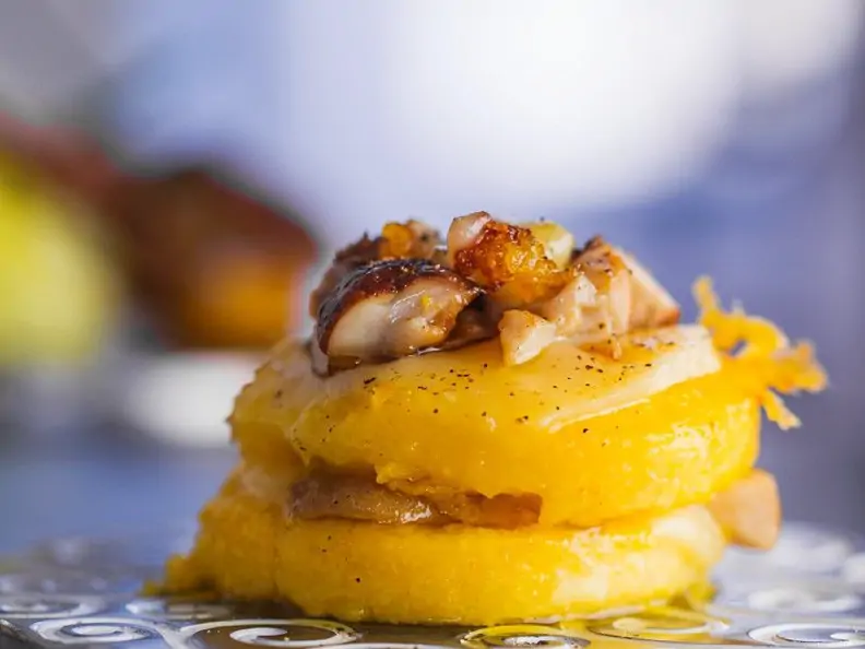 Pilz-Polenta