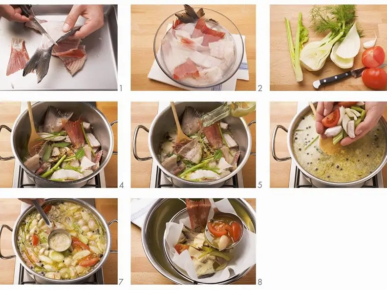 Fischfond aus Karkassen