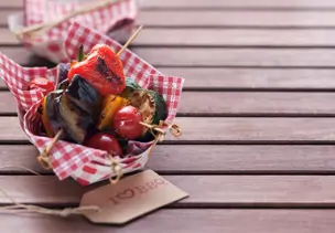 Vegane Grillspieße