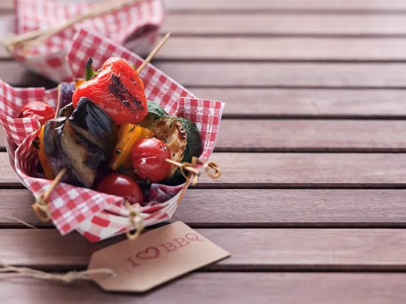Vegane Grillspieße