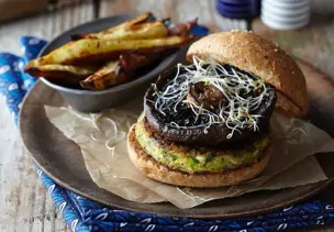 Burger mit Gemüse