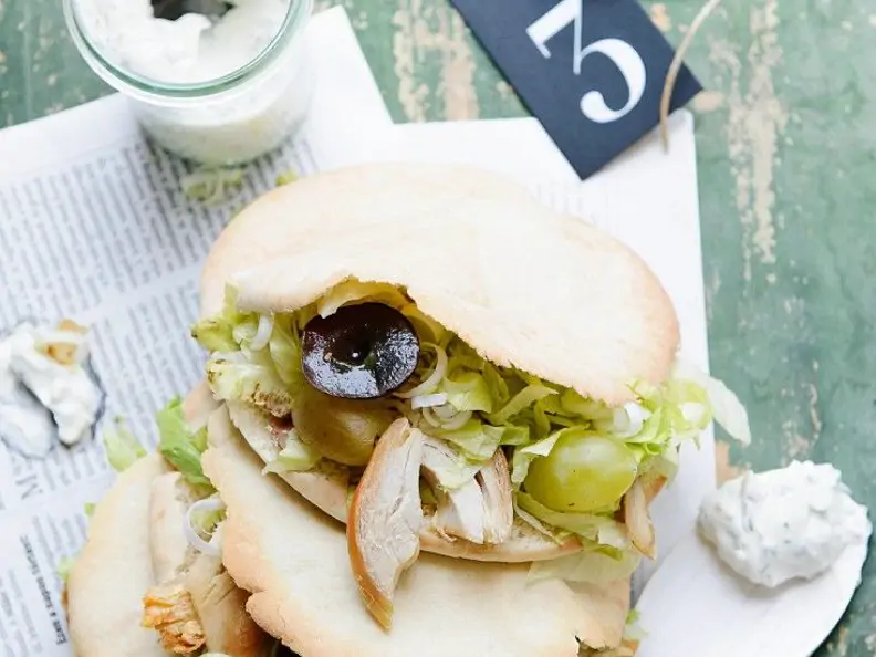 Hähnchen-Pita