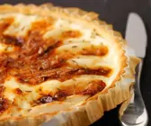 Birnenkuchen mit Käse