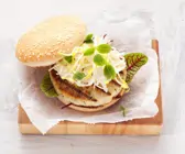 Burger mit Sojafrikadelle