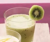 Kiwidrink mit grünem Tee