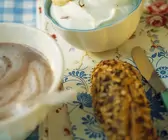 Bananen-Kokos-Quark mit Kakao