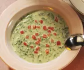 Spinatcremesuppe