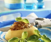 Kartoffeln mit Hackfleischfüllung
