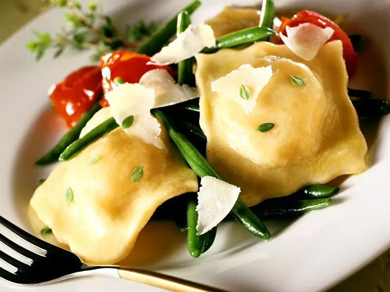 Ravioli mit Cremefüllung