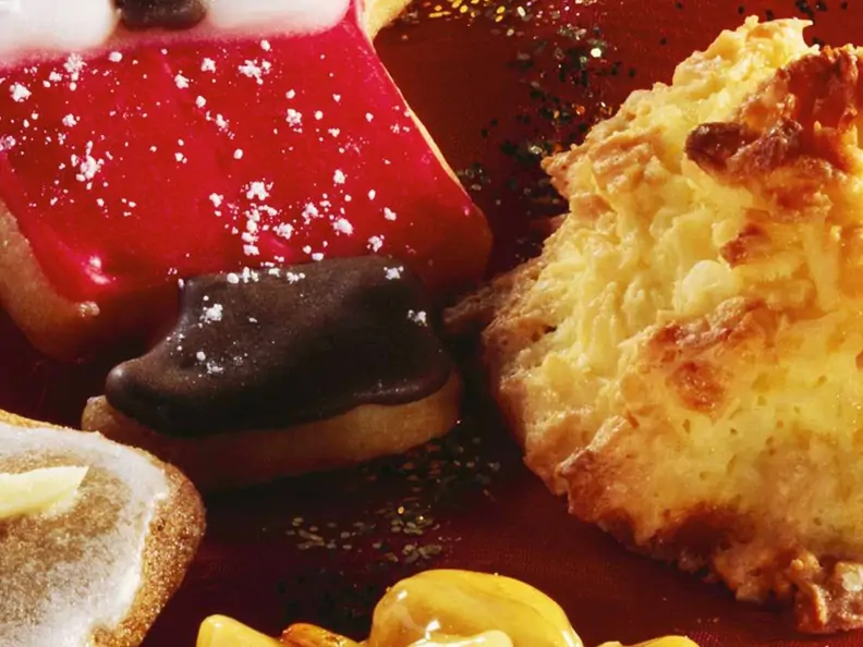 Kokosmakronen mit Marzipan