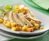 Hähnchen mit Früchten