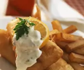 Fisch mit Sauce Tartare
