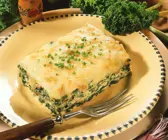 Grünkohl-Lasagne mit Putenspeck