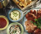 Fondue mit Dips