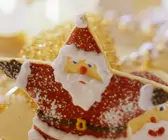 Weihnachtsmann-Plätzchen