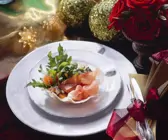 Schinken mit Salat