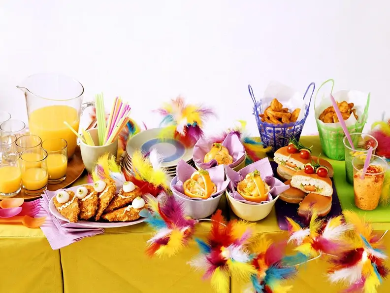 Kinderparty-Buffet