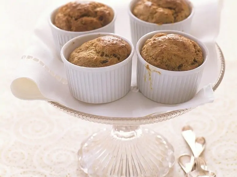 Kleine Souffles mit Pilzen