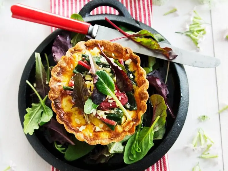 Vegane Mangoldquiche