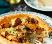Vegane Pfifferlingsquiche