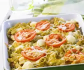 Nudel-Blumenkohl-Auflauf mit Tofu