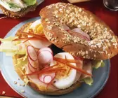 Schinken-Bagel