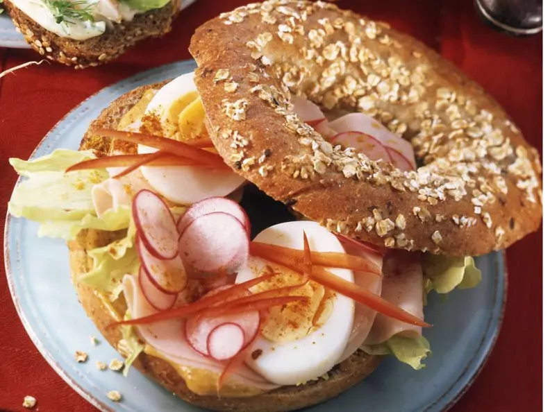 Schinken-Bagel