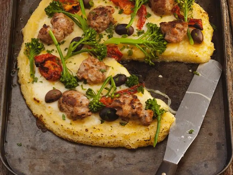 Deftige Grieß-Pizza