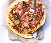 Laktosefreier Flammkuchen