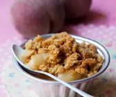 Pfirsich-Crumble vegan
