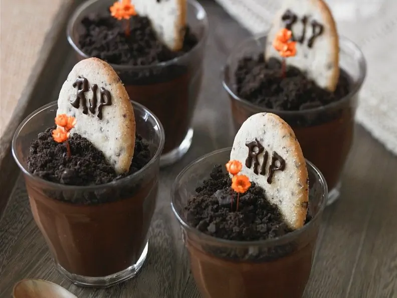 Halloween-Schokopudding