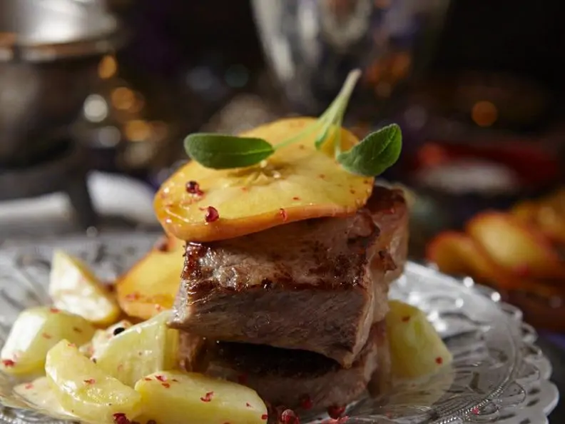 Steaks mit Gemüse