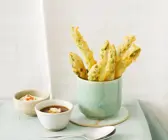 Spargel mit Backteig