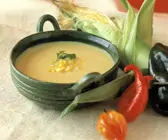 Scharfe Mais-Kartoffelsuppe