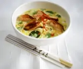 Nudel-Lachs-Curry mit Kokosmilch