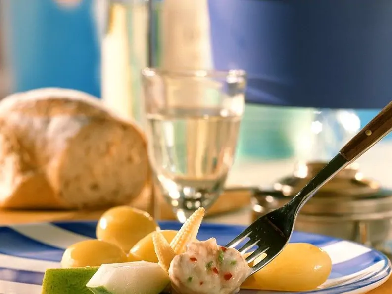 Käsefondue mit Chili