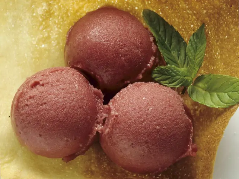 Kirschsorbet