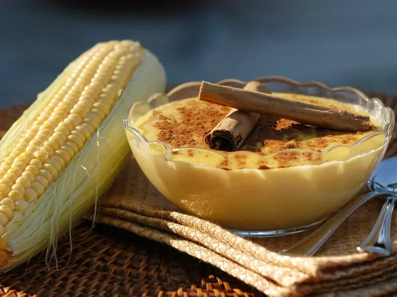Mais-Eierpudding