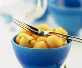 Salat aus Cantaloupmelonen