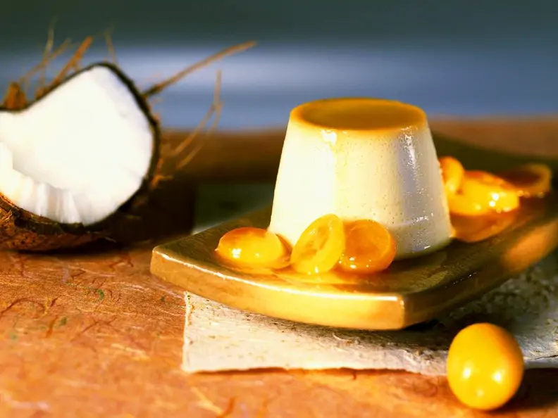 Kokoscreme mit Zwergorangen