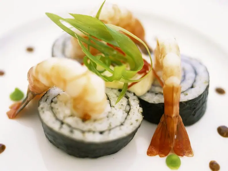 Garnelen-Sushi