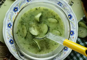 Gurkenkaltschale vegan