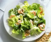 Kopfsalat mit Shrimps