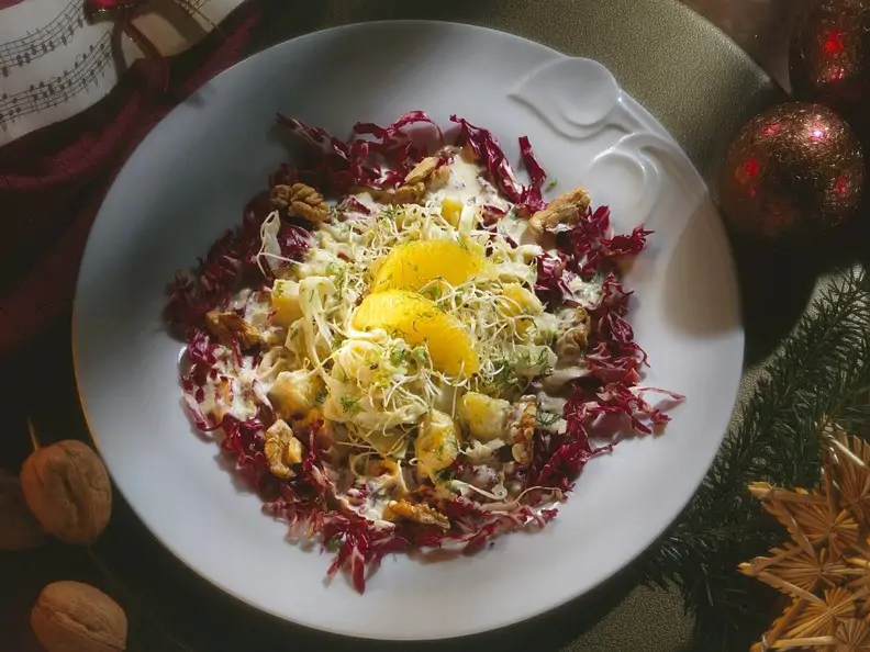 Fenchel-Orangensalat mit Radicchio