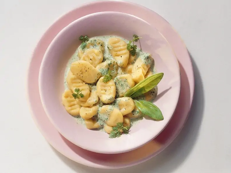 Schnelle Gnocchi mit Sahnesauce