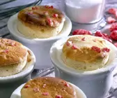 Soufflé mit gebrannten Mandeln
