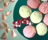 Zweierlei Fruchtsorbet
