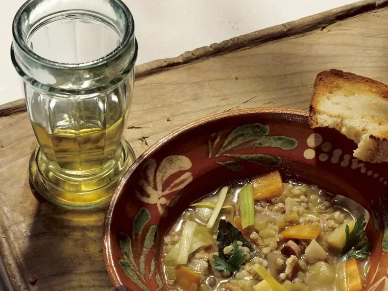 Perlgraupensuppe